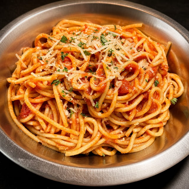 Spaghetti Marinara.