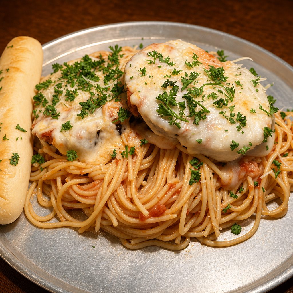 Eggplant Parmesan.