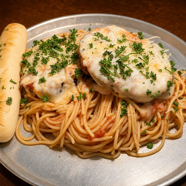 Eggplant Parmesan.